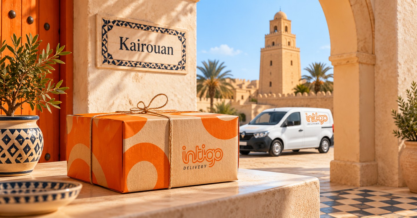 Livraison de colis à Kairouan : compléter une adresse avant le départ du colis